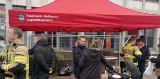 Katastrophenschutz: Stadt informiert auf dem Wochenmarkt