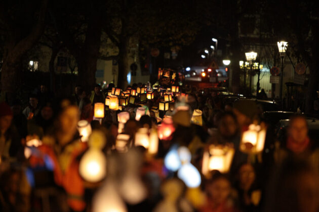 Impressionen vom St. Martinszug in Ratingen Innenstadt 2025, Bild Alexander Heinz