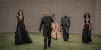 Minguet Quartett spielt in der Historischen Stadthalle Wuppertal Das Minguet Quartett spielt in Wuppertal. Foto: Irene Zandel