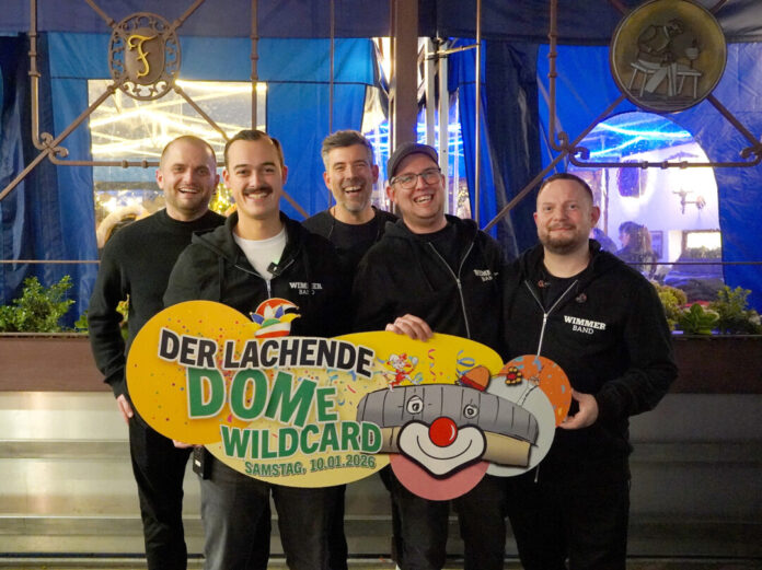 Bei "Der lachende Dome" geht es für die Band auf die Bühne. Foto: D.LIVE GmbH & Co. KG