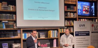 Kakan Cetin und Louis Steininger stellen neues Format für die Gründerszene in Ratingen vor, Bild: Alexander Heinz