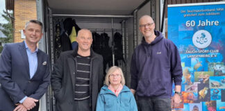 Tauch-Sport-Club Langenberg: Neuer Vereinsanhänger voll ausgerüstet