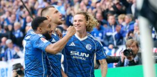 Schalke hatte gegen Elversberg Grund zur Freude.