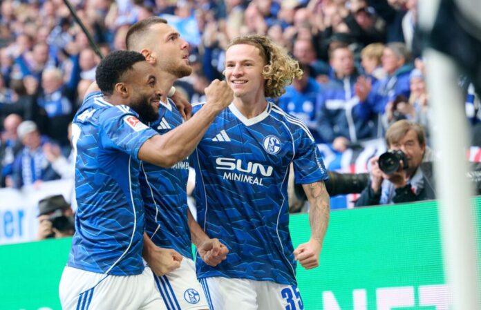 FC Schalke 04 - SV Elversberg Schalke hatte gegen Elversberg Grund zur Freude.