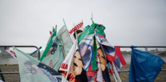 Tausende Kurden demonstrierten in Köln. 