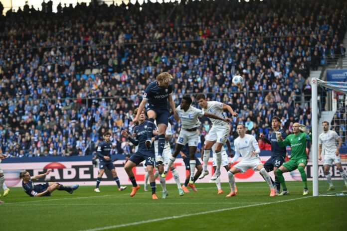 Bochum hatte Pech mit zwei Aluminium-Treffern. 