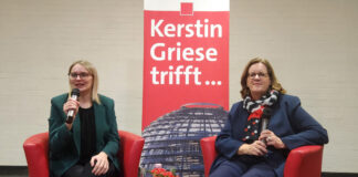 Natalie Pawlik mit Kerstin Griese. Foto: Büro Griese