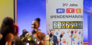 Rund 23 Millionen Euro waren am Ende im Spendentopf - so viel wie noch nie bei dem traditionsreichen RTL-Format.