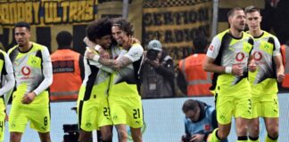 Der BVB jubelt im ersten der beiden wichtigen Duelle mit Leverkusen.