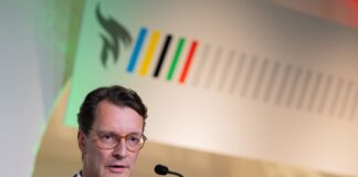 Ministerpräsident Hendrik Wüst (CDU) wirbt für Olympische Spiele in NRW (Archivfoto)