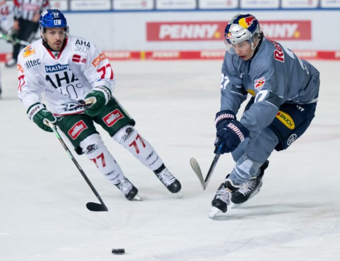 Luca Tosto Nach zuletzt wenig Zeit auf dem Eis verlässt Luca Tosto (l) die Panther.