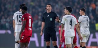 Schiedsrichter Aytekin im Mittelpunkt der Diskussion.