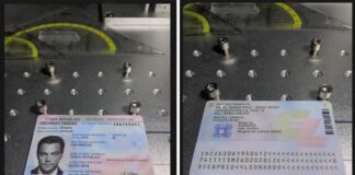 Dieses von der Generalstaatsanwaltschaft Frankfurt am Main zur Verfügung gestellte Foto zeigt einen gefälschten Ausweis, der im Darknet angeboten wurde. 