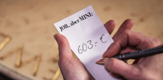 48.500 Mini-Jobber im Kreis Mettmann: “Keine Beschäftigten zweiter Klasse“ Bei 10 Arbeitsstunden pro Woche müssen Mini-Jobber, die den gesetzlichen Mindestlohn verdienen, künftig 603 Euro pro Monat verdienen. Foto: NGG/Florian Göricke