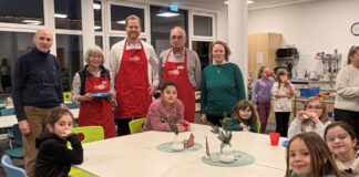 Projekt „BrotZeit“ an Heiligenhauser Regenbogen-Grundschule gestartet Das Frühstücksangebot für alle Kinder ist ab sofort geöffnet. Foto: Stadt Heiligenhaus