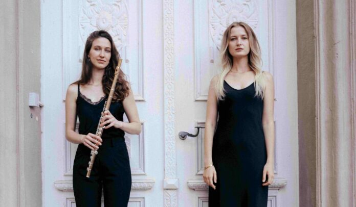Bild Sanja & Tetjana reduziert Flötistin Sanja Vukadinovic und ihr Klavierbegleiterin Tetiana Bielikova. Foto: Veranstalter
