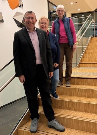 Chancengleichheit Jamal Al Masude (Vors.), Dr. Leila Imppola (1. stellv. Vors.), Gabi Evers (2. stellv. Vors.), Bild: Stadt Ratingen