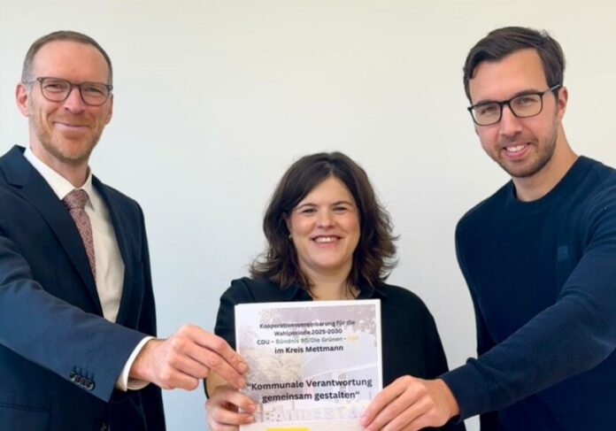 Ina Besche-Krastl, mit Jan Heinisch und Alexander Steffen. Foto: CDU Kreisverband Ina Besche-Krastl, mit Jan Heinisch und Alexander Steffen. Foto: CDU Kreisverband