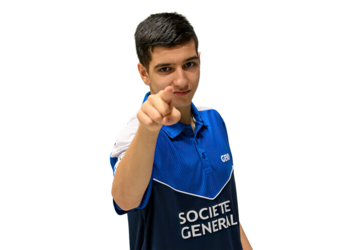 Benyamin Faraji geht für die Velberter an die Tischtennisplatte. Foto: SV Union Velbert