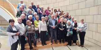 Delegation aus Wülfrath und Velbert im Landtag