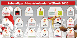 “Lebendiger Adventskalender” in der Wülfrather Innenstadt