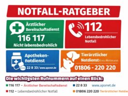 Gut orientiert im Notfall – auch an Feiertagen