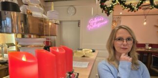 Sabrina Arend und ihr „Wohnzimmer von Lintorf“ Sabrina Arend im Kothen, Bild: Alexander Heinz