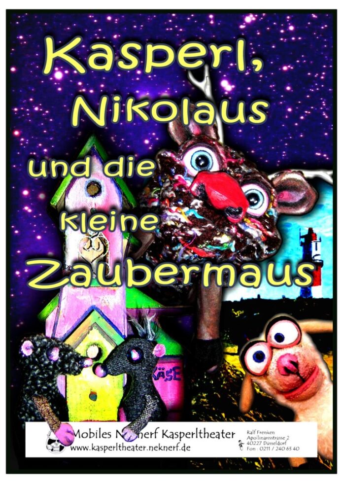 Zaubermaus Ankündigungsflyer des Veranstaltung, Bild: Homberger Treff