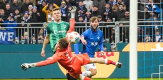 Darmstadt gelingt Heimsieg gegen Münster Kilian Corredor (r.) erzielt das 1:0 für Darmstadt gegen Münster.