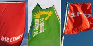 Mitgliederboom bei Linken, AfD und Grünen in NRW Die Linke in NRW ist gemessen an der Mitgliederzahl inzwischen nach CDU, SPD und Grünen die viertstärkste Partei. (Illustration)