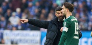 «Viel und harte Arbeit»: Schalke überwintert ganz oben Der Trainer und sein Kapitän: Garanten für Schalkes Aufschwung.