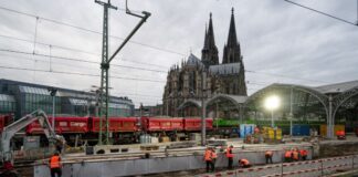 Neue Sperrung des Kölner Hauptbahnhofs erst 2027 Für die Bauarbeiten war der Hauptbahnhof nahezu komplett gesperrt (Archivfoto)