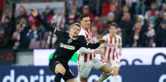 Joker Jones stoppt St. Paulis Negativlauf in letzter Sekunde Kölns Said El Mala (r) hatte die erste gute Chance der Partie.