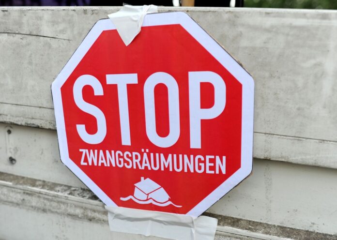 Zwangsräumungen Aktion gegen Zwangsräumungen - hier in Hamburg. (Archivbild)