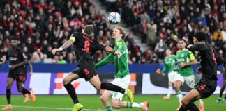 Leverkusens Robert Andrich hatte maßgeblichen Anteil am 1:0-Eigentor. 