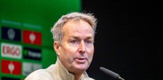 Kasper Hjulmand ist unbeeindruckt vom Wagner-Aus bei Augsburg. 