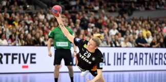 DHB-Team nach Sieg über Spanien bereit fürs Viertelfinale Kapitänin Antje Döll ist bislang die erfolgreichste Werferin im DHB-Team.