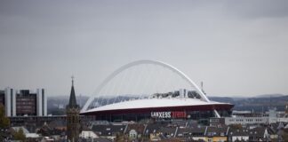 Basketballer füllen größere Hallen – «Clubs werden mutiger» In der Lanxess Arena soll am Sonntag ein Zuschauerrekord in der Basketball-Bundesliga aufgestellt werden. (Archivfoto)