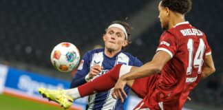Hertha kassiert in letzter Sekunde Ausgleich gegen Bielefeld Herthas Kapitän Fabian Reese lässt in dieser Saison einige Chancen ungenutzt.