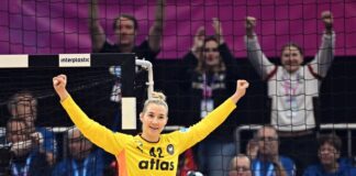 Torhüterin Katharina Filter überragt beim Viertelfinal-Einzug. 