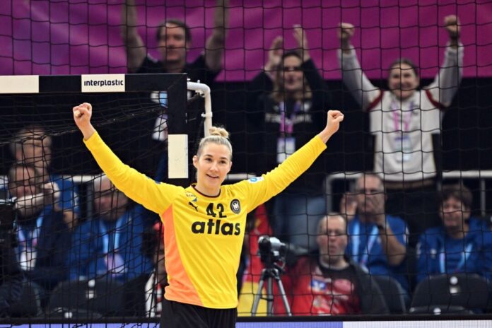 Torhüterin Katharina Filter überragt beim Viertelfinal-Einzug. 