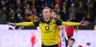 Maximilian Beier könnte im Pokal gegen Leverkusen wieder für Borussia Dortmund spielen. (Archivfoto)
