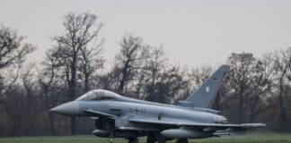 Bundeswehr verlegt Eurofighter zum Schutz nach Polen Die Luftwaffe hat zum verstärkten Schutz der Nato-Ostflanke Kampfflugzeuge nach Polen verlegt.