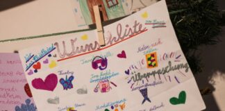 Was Kinder sich zu Weihnachten wünschen Viele Kinder haben ihre Briefe mit Malereien oder Aufklebern verziert. (Archivbild)