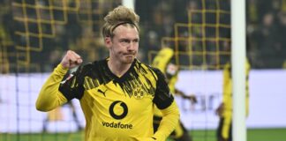 Borussia Dortmund siegt zum Geburtstag 2:0 gegen Gladbach Julian Brandt brachte den BVB früh in Führung.