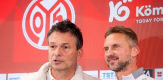 Mainz erwartet Henriksen-Nachfolger am Wochenende Sportvorstand Christian Heidel und Interimscoach Benjamin Hoffmann: Geht's mit Mainz nun aufwärts?