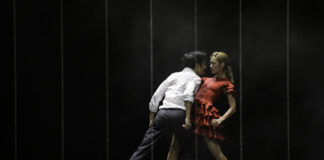 „Carmen“ am Essener Aalto-Ballett auch für blinde Besucher Yuki Kishimoto (Carmen) und Wataru Shimizu (Don José). Foto: Bettina Stöß