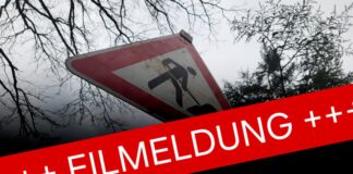 Straße in Wülfrath abgesackt: Vollsperrung Eine wichtige Verkehrsinformation. Foto: Volkmann