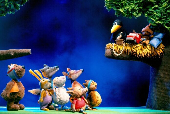 2026-01-08-Theater Mario_Alles meins Im Lux wird das Kindertheaterstück „Alles meins!“ mit dem kleinen Rabe Socke aufgeführt. Foto: Theater Mario