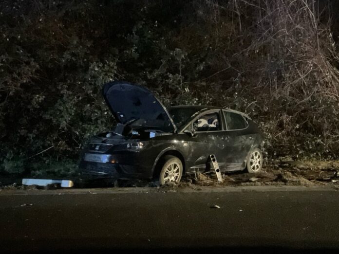 Unfallstelle auf der A40. Die Unfallstelle auf der A40. Foto: FW Mülheim an der Ruhr